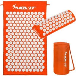 MOVIT® Akupressurmatte mit Kissen 75x44, orange