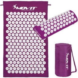 Movit - Akupressurmatte mit Kissen 75x44, violett