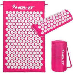 Movit - Akupressurmatte mit Kissen 75x44, pink