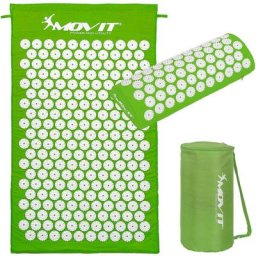 Movit - Akupressurmatte mit Kissen 75x44, grün