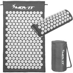 Movit - Akupressurmatte mit Kissen 75x44, grau