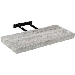 Wandboard Volato Länge 40 cm, Holz weiß Rustikal - Stilista
