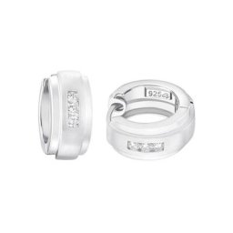 Amor Paar Creolen, 9850990 (2-tlg), mit Zirkonia