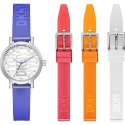 DKNY Uhren-Set inkl. Wechselarmband Metall Damenuhren Damen