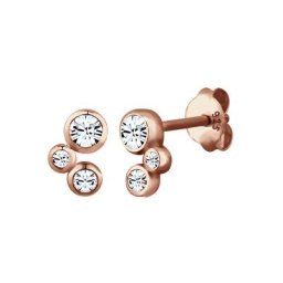 Elli Elli Ohrringe Basic Kristalle Filigran 925 Silber Damen