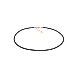 Nenalina Nenalina Halskette Kautschuk-Kette Basic Kombinierbar 925 Silber Ketten Damen