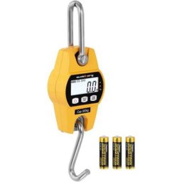 Kranwaage Zugwaage Hängewaage Wildwaage Lifterwaage LCD 300 kg / 100 g - Gelb