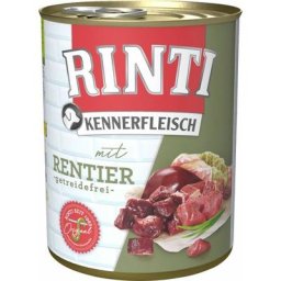 Pur Kennerfleisch Rentier 800 g Hundefutter Nassfutter - Rinti