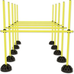 Agility Sprungstangen-Set, Trainingsstangen für konditionelles, Koordinationshürden für
