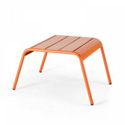 Fußstütze aus Metall Orange - Orange
