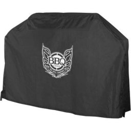 BBQ Chief Abdeckhaube - Wetterfest, UV-beständig, mit Klettverschluss, Schwarz, S/M (138x61x110 cm)