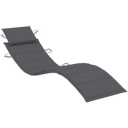 Sonnenliegen-Auflage Anthrazit 186x58x3 cm Oxford-Gewebe Vidaxl Anthrazit