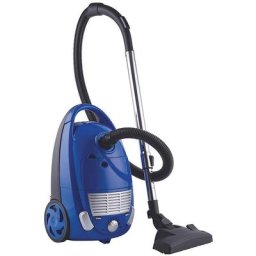 Bodenstaubsauger mit Beutel Blau Teppich Haushalt Wohnung Putzen Schmutz - Grafner