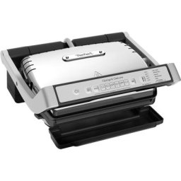 Tefal Kontaktgrill GC707D OptiGrill Deluxe, 2000 W, 6 Programme, Auftaufunktion, 5 Garstufen, spülmaschinenfeste Platten