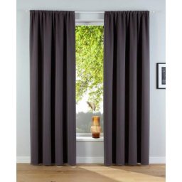 Verdunkelungsvorhang Alani, LeGer Home by Lena Gercke, Stangendurchzug (1 St), blickdicht, blickdicht, gewebt, monochrom, basic, verschiedene Größen