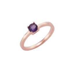 Zeeme Fingerring 925/- Sterling Silber Amethyst