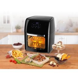 GOURMETmaxx Fritteuse Heißluft-Ofen 11216 Digital 12l, 1800 W