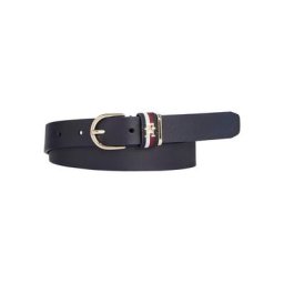 Tommy Hilfiger Ledergürtel TH TIMELESS CORP 2.5 mit TH-Branding auf der Gürtelschlaufe