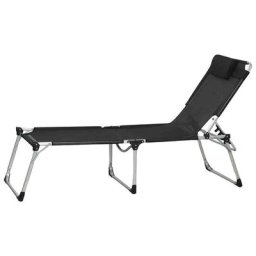 Siena Garden Gartenliege Sole, Aluminiumgestell, mehrfach verstellbar, 214x70x45 cm