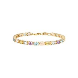 Julie Julsen Armband EDELSTEINE, JJBR0922.3, mit Amethyst, Blautopas, Rosenquarz, Citrin, Prasiolith