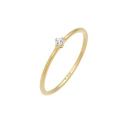 Elli PREMIUM Elli PREMIUM Ring Stapelring Topas Solitär Verlobung 925 Silber Ringe Damen