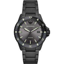 Emporio Armani Herrenuhr Edelstahl Herrenuhren