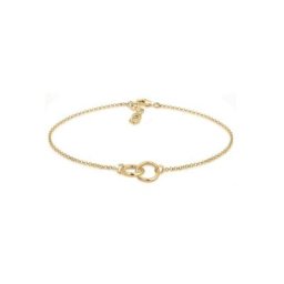 Elli Fußkette Fußkettchen Geo Kreise Basic Minimal 925 Silber