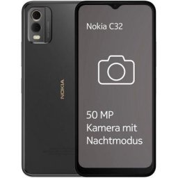 Nokia C32, 3+64GB Smartphone (16,56 cm/6,52 Zoll, 64 GB Speicherplatz, 50 MP Kamera)