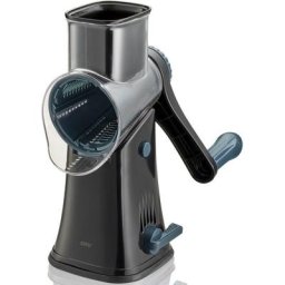 GEFU Trommelreibe Click, Edelstahl, Kunststoff, Stahl, innovative Wechseltrommel