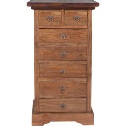 SIT Kommode Seadrift, recyceltes Teak-Altholz, Breite 53 cm, Shabby Chic, Vintage