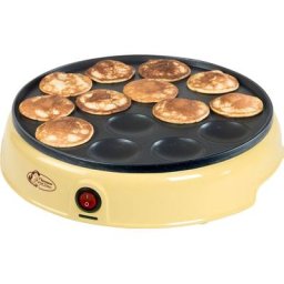 bestron Poffertjes-Maker APFM700SD Sweet Dreams, 800 W, im Retro Design, Mini Pfannkuchen Automat, Antihaftbeschichtung