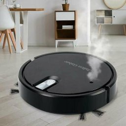 Tumalagia - Roboter-Staubsauger 5 in 1 Akku-Staubsauger mit LED-Stimmungslichtern