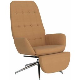 Vidaxl - Relaxsessel mit Fußstütze Taupe Mikrofasergewebe Taupe