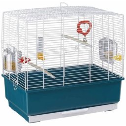 Ferplast - Vogelkäfig Rekord 3 49 x 30 x 48,5 cm 52009801 Weiß