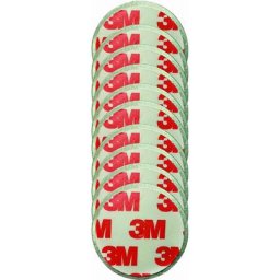 Mini 10er Magnetpad Set zur Befestigung von Mini Rauchmeldern 3M Premium selbstklebend - Jeising