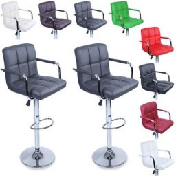 Tresko - 2er Set Barhocker Barstuhl Tresenhocker Küchenhocker Loungesessel Esszimmerstuhl Beige