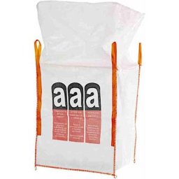 Big bag für Asbest mit Schürze Tragkraft 1000 kg, 90 x 90 x 110 cm