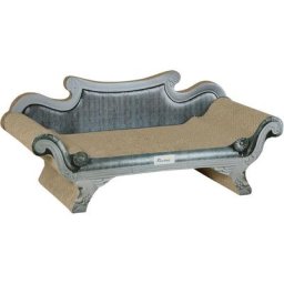 Kratzbrett für Katzen Wellpappe Kratzmöbel Kratzsofa mit Matte Katzenminze Kratzspielzeug Katzen