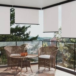 Vidaxl - Balkon-Seitenmarkise 170x250 cm Creme Creme