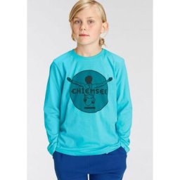 Chiemsee Langarmshirt BASIC mit Logo-Print
