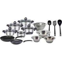Elo Basic Topf-Set, Edelstahl (Set, 18-tlg), Induktion