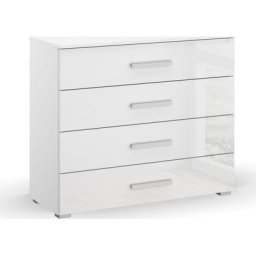 rauch Kommode Koluna, mit Hochglanzfront, 4 Schubkästen, inkl. 6er-Set Filzboxen