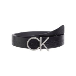 Calvin Klein Ledergürtel RE-LOCK CK LOGO BELT 30MM EMB MN