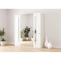 GALLERY M branded by Musterring Drehtürenschrank Imola W inkl. Einlegeböden und Kleiderstangen, mit Glas- und Spiegeltüren