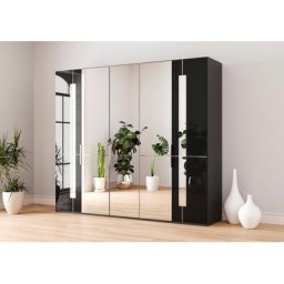 GALLERY M branded by Musterring Drehtürenschrank Imola W inkl. Einlegeböden und Kleiderstangen, mit Glas- und Spiegeltüren