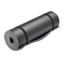 CAMPZ Isomatte Zweilagig 180x50cm schwarz/grau 2022 Isomatten