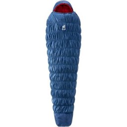 deuter Exosphere -10° Schlafsack blau/rot Left Zipper 2023 Schlafsäcke