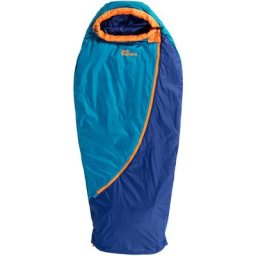 Jack Wolfskin Grow Up Moonrise Schlafsack Kinder blau Left Zipper 2023 Schlafsäcke