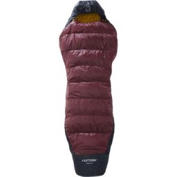 Nordisk Oscar +10° Curve Schlafsack M schwarz/rot 2023 Schlafsäcke