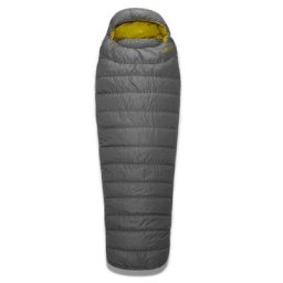 Rab Ascent Pro 400 Schlafsack Regular grau Left Zipper 2023 Schlafsäcke